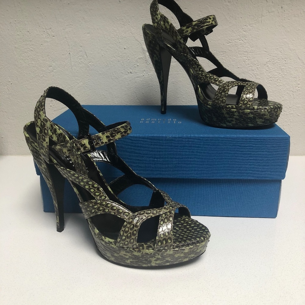 Edmundo Castillo Python Platform Stilettos